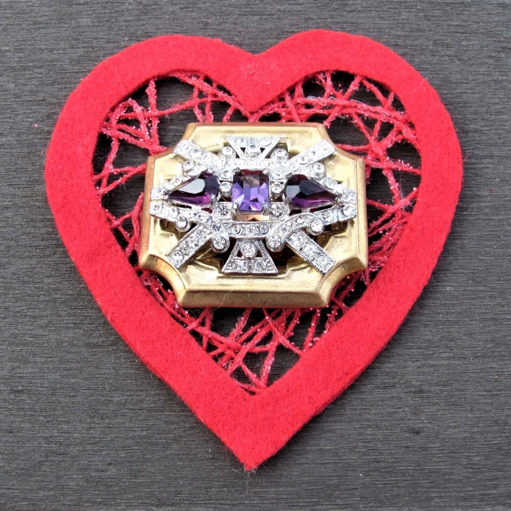 Vintage 1930s McClelland Barclay Brooch Art Deco
